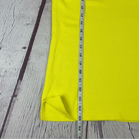 Talbots Knit Sweater NWT Chartreuse Yellow Size Medium - Picture 7 of 11